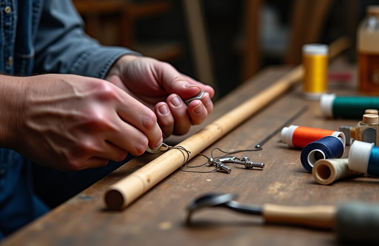 オーダーメイドロッド制作の様子